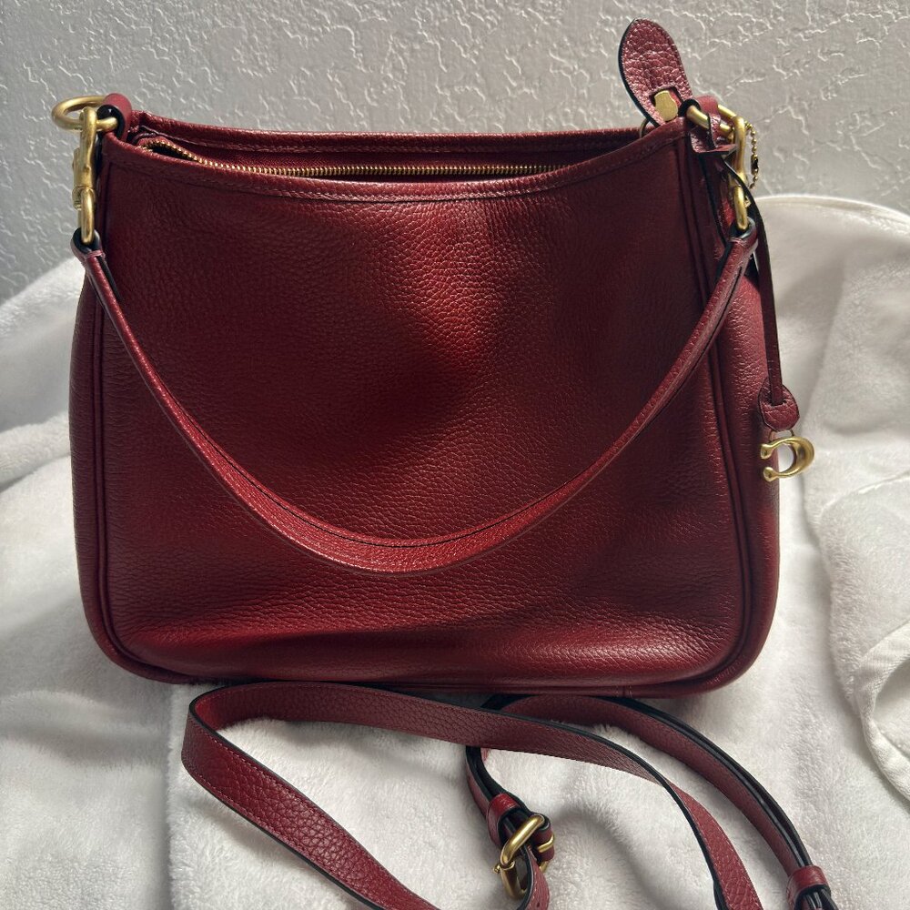 Coach Cary Shoulder Bag. Like new. Rare color - Red.